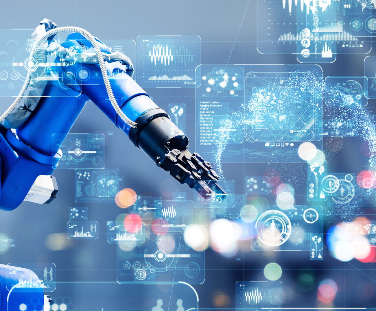 Industrial,Technology,Concept.,Factory,Automation.,Smart,Factory.,Industry,4.0